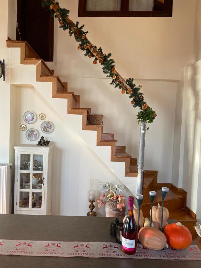 Αρχοντικό Γιούλη Apartment Mileai Bagian luar foto